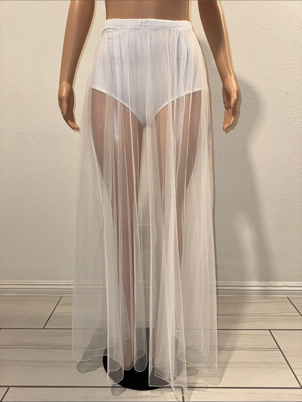 White Long Skirt